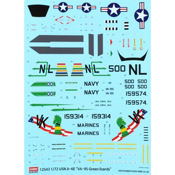 Academy 12543 A-6E Green Lizards - Görsel 4