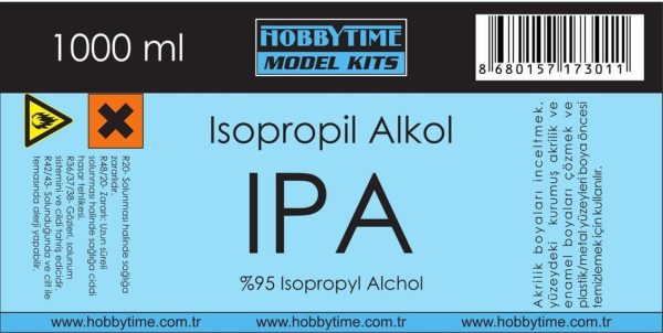 Hobbytime 301 İzopropil Alkol-1000 Ml. - Görsel 2