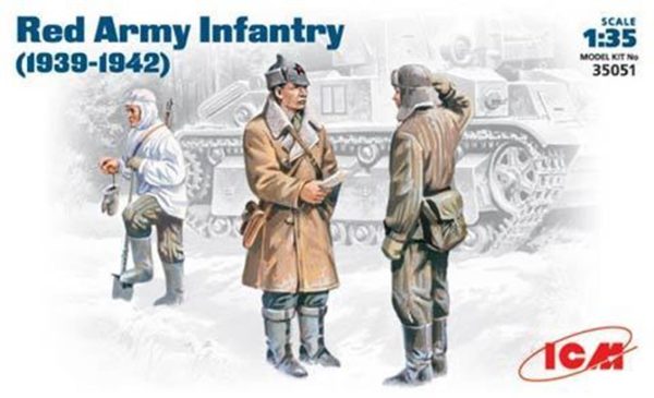 ICM 35051 RED ARMY INFANTRY (1939-1942) (3 FİGURES - O