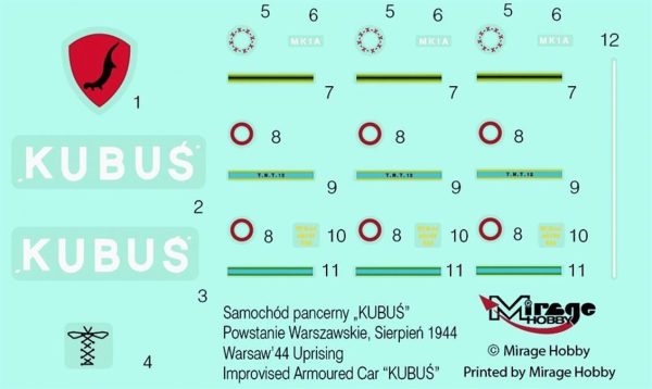 Kubus Warsaw 44 Uprising Armoured Car