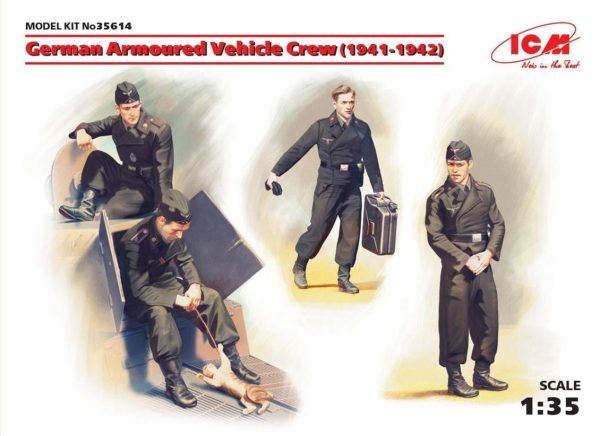 ICM 35614 German Armoured Vehicle Crew (1941-1942) (4