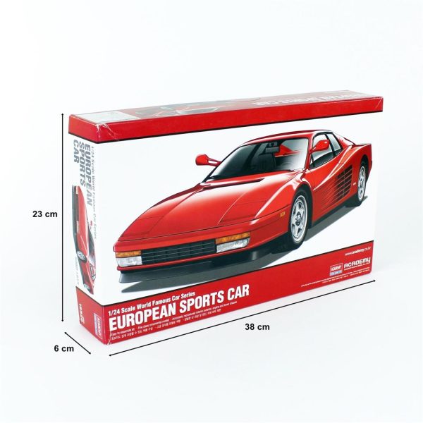 Academy 15526 Ferrari Testarossa Binek Aracı - Görsel 5