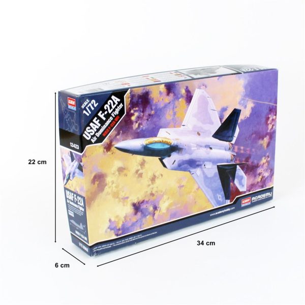 Academy 12423 ABD Hava Kuvvetleri F-22 - Görsel 5