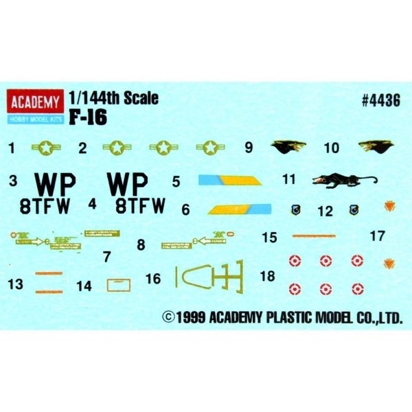 Academy 12610 F-16 Fighting Falcon - Görsel 4