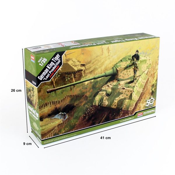 Academy 13229 German King Tiger - Görsel 5