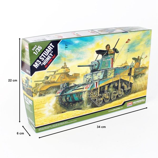 Academy 13270 British M3 Stuart Honey Tankı - Görsel 5