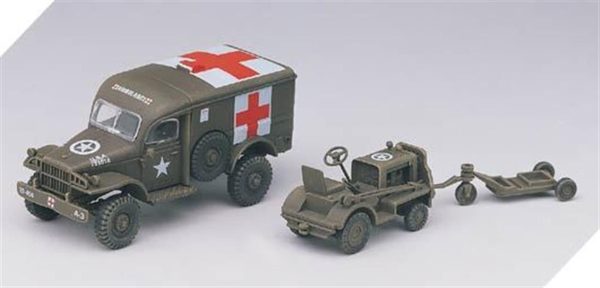 Academy 13403 Amerikan Ambulans ve Çekici - Görsel 5
