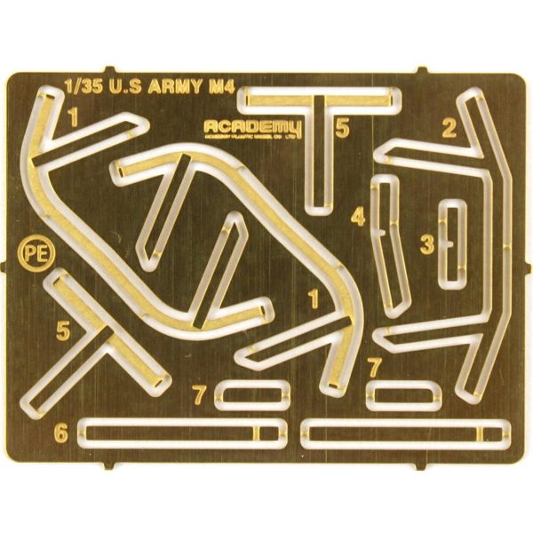 Academy 13500 Amerikan Kara Kuvvetleri M4A3 76mm Sherman Orta Tankı - Görsel 5