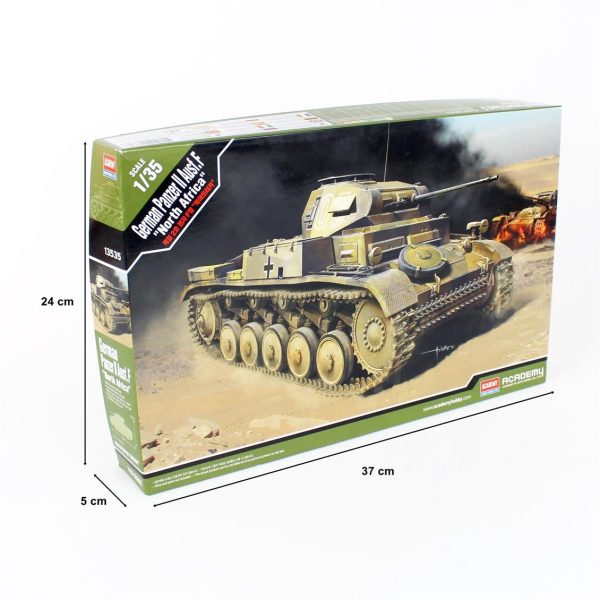 Academy 13535 German Panzer II Ausf.F - Görsel 4