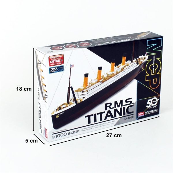 Academy 14217 1/1000 RMS Titanic Yolcu Gemisi - Görsel 5