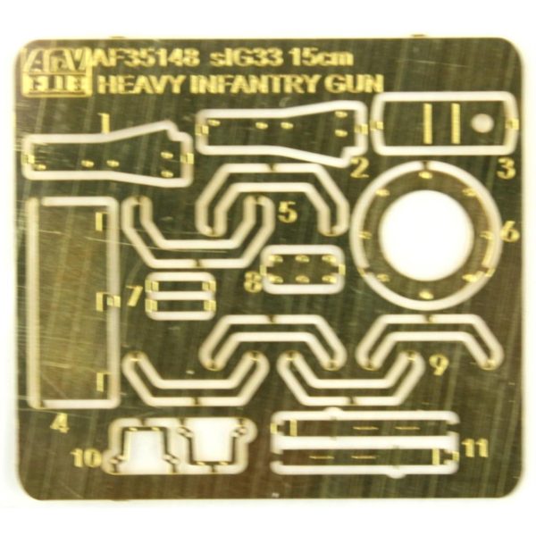 AFV Club AF35148 sIG 33 15 cm Heavy Infantry Gun Top - Görsel 5