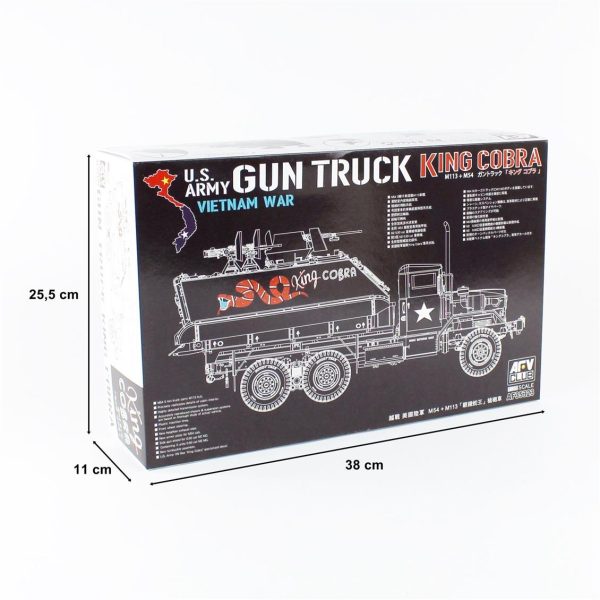 AFV Club AF35323 M113+M54A2 GUN TRUCK Zırhlı - Görsel 5