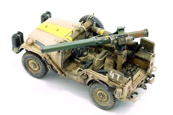 AFV Club AF35S97 IDF TON 4x4 M38A1/CJ05 Tank Savarlı Jeep - Görsel 4