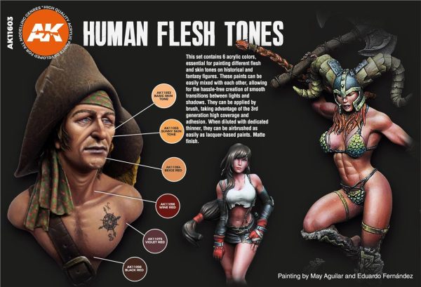 Figürler için Akrilik Model Boyası Seti