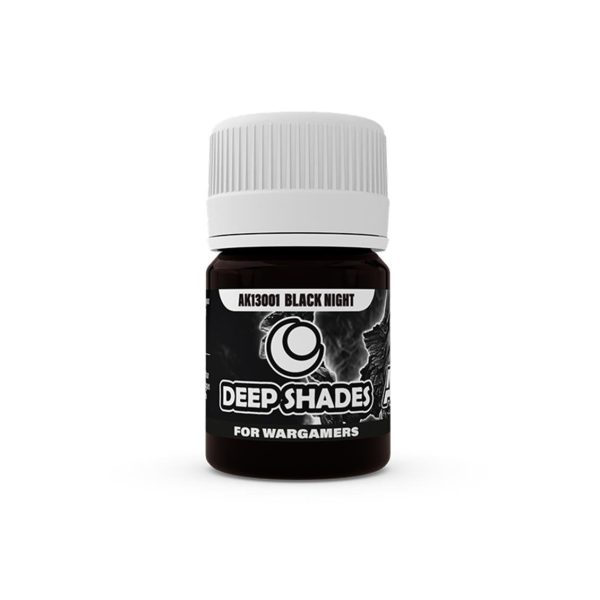 AK 13001 Deep Shade 30ml. Black Night
