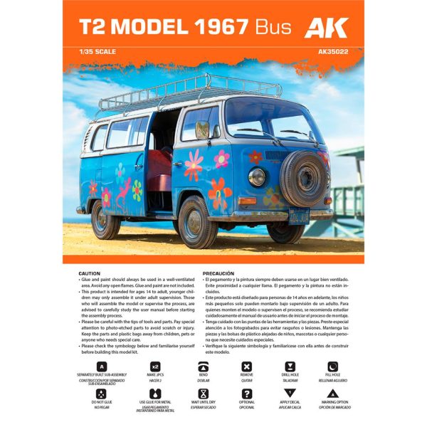 AK 35022 1967 T2 VW Minibüs - Görsel 4