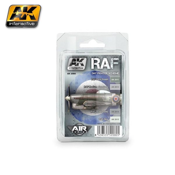 AK 2080 4x17ml. RAF Day Fighter Kamuflaj