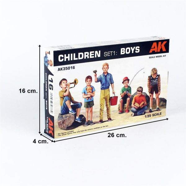 AK 35016 6 Adet Çocuk Figürleri - Görsel 5