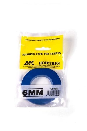 AK 9184 6mm.x18 Metre Flexible Maskeleme Bandı