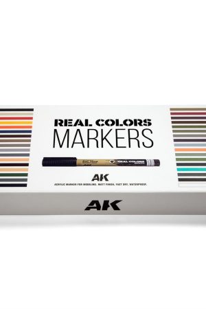 AK RCM150 Real Colors Marker Özel Mukavva Kutuda Komple Set