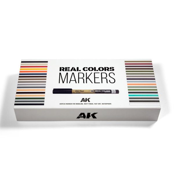 AK RCM150 Real Colors Marker Özel Mukavva Kutuda Komple Set