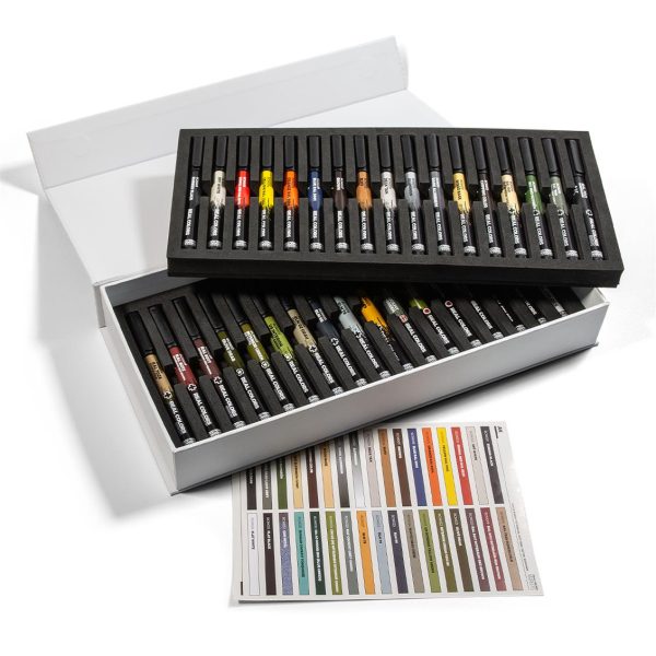 AK RCM150 Real Colors Marker Özel Mukavva Kutuda Komple Set - Görsel 3