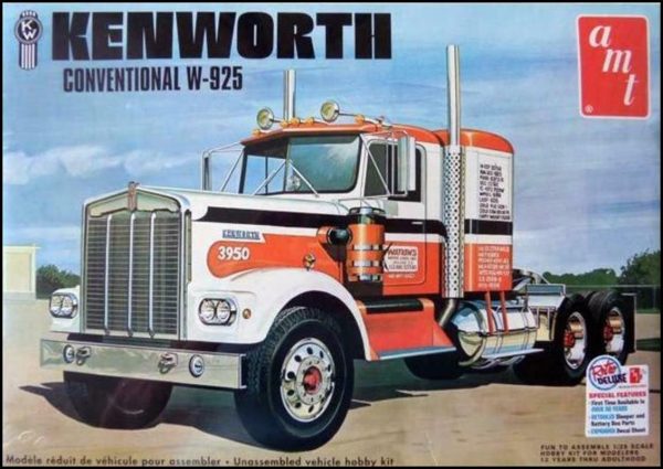 AMT 1021 Kenworth W925 Watkins Conventional Semi Trucker Tır Çekici
