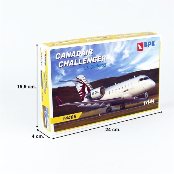 Big Planes Kits 14406 Canadair Challenger CL604/605 - Görsel 4