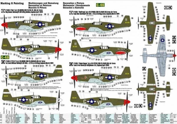 P-51 B-5 (Bee) Savaş Uçağı