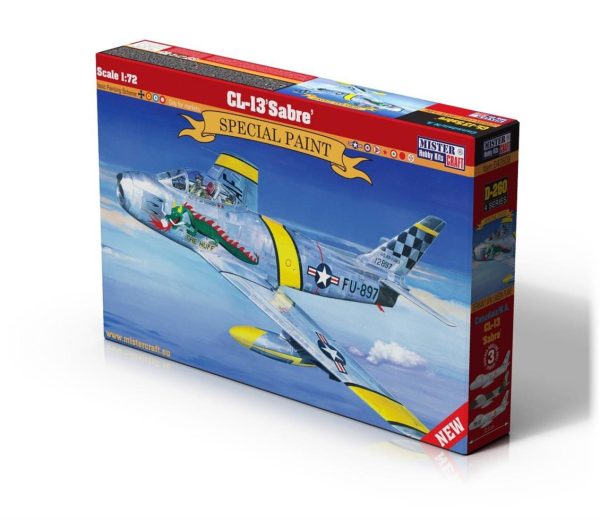 Mistercraft D260 1/72 CL-13/F-86F (Kılıç) Savaş Uçağı Plastik Model Kiti