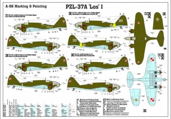 PZL P-37A ?o? I Savaş Uçağı