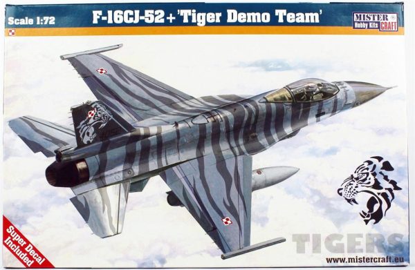 Mistercraft D115 1/72 F-16CJ-52+ (Kaplan Takımı) Savaş Uçağı Plastik Model Kiti