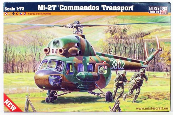 Mistercraft D152 1/72 Mi-2T (Komando) Helikopteri Plastik Model Kiti