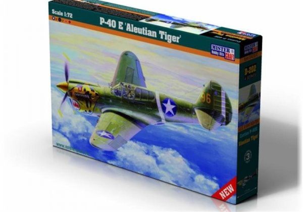 Mistercraft D202 1/72 P-40E (Aleut Kaplanı) Savaş Uçağı Plastik Model Kiti