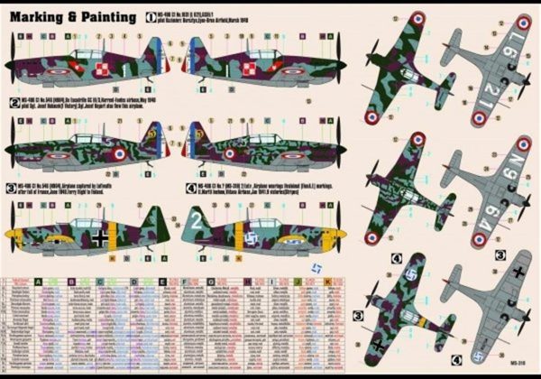 Mistercraft D206 Morane Saulnier MS.406 CI - Görsel 2