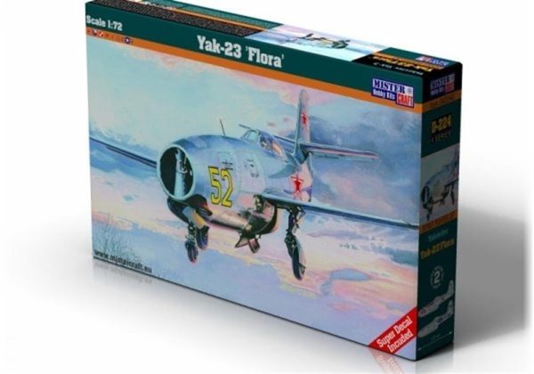 Mistercraft D224 1/72 Yak-23 (Flora) Savaş Uçağı Plastik Model Kiti