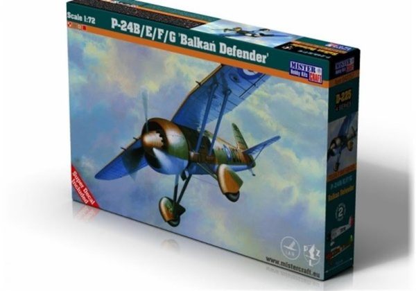 Mistercraft D225 1/72 P-24 B/E/F/G (Balkan Savunmacısı) Savaş Uçağı Plastik Model Kiti