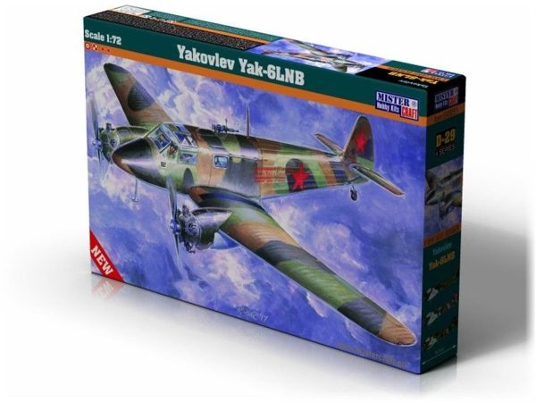 Mistercraft D029 1/72 Yakovlev Yak-6 LNB Savaş Uçağı Plastik Model Kiti