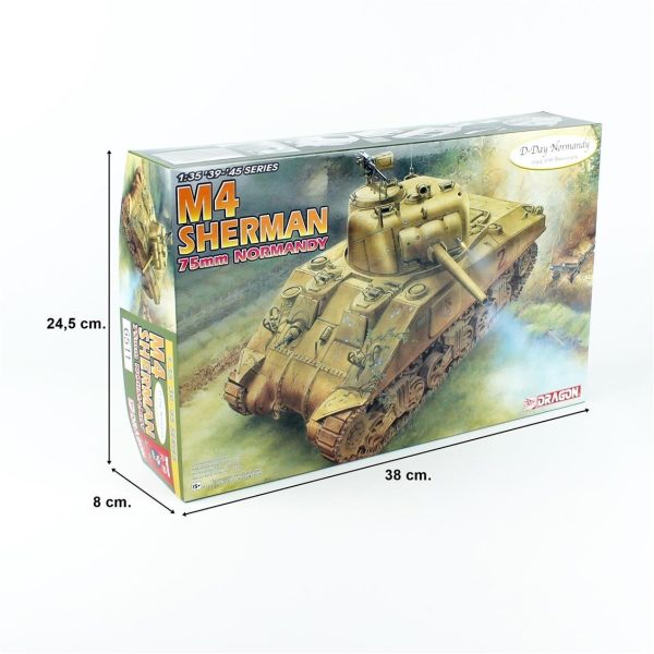 Dragon 6511 M4 Sherman 75mm Normandy Amerikan Orta Tankı - Görsel 5