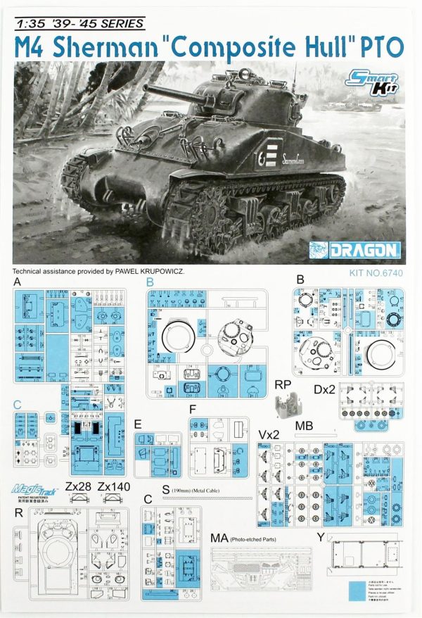 Dragon 6740 M4 Sherman Tankı - Görsel 3