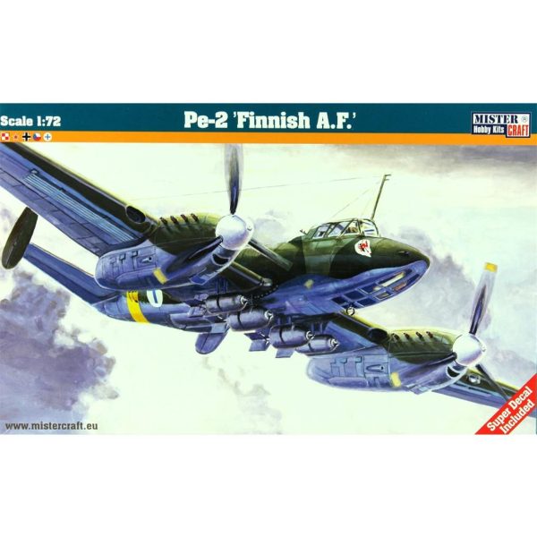 Mistercraft E025 1/72 Pe-2 (Fin Bombacısı) Bombardıman Uçağı Plastik Model Kiti