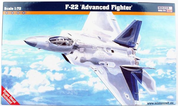 Mistercraft F006 1/72 F-22 Gelişmiş Avcı Uçağı  Plastik Model Kiti