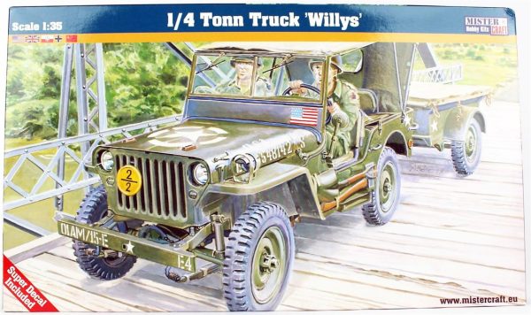 Mistercraft F299 1/35 (1/4 Ton Sınıfı) Willys Jeep Plastik Model Kiti