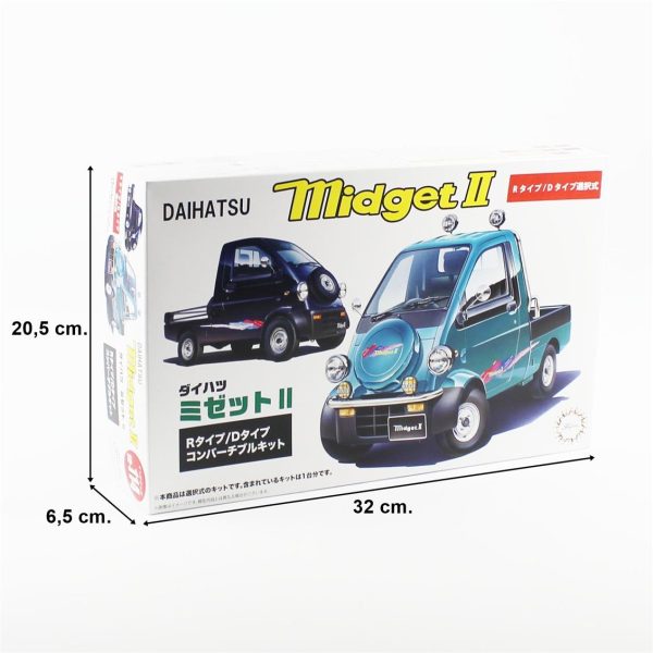 Fujimi ID-114 04732 Daihatsu Midget Type R/Type D - Görsel 5