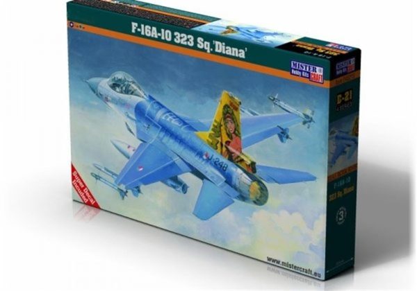 Mistercraft G021 1/48 F-16 A (323 Diana Filosu) Savaş Uçağı Plastik Model Kiti