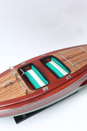 Gianhien Sb0014P50 Chrıs Craft Runabout Ahşap Hazır Sürat Teknesi Maketi