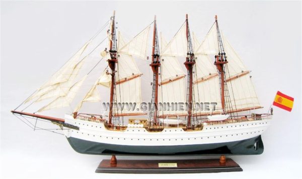 Gianhien Ts0067P Juan Sebastıan De Elcano Ahşap Hazır Yelkenli Gemi Maketi