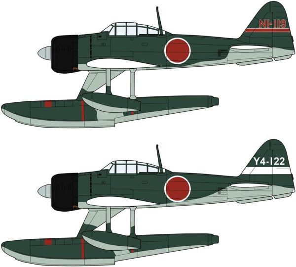 Nakajima A6M2-N Type 2 Fighter RUFE (Two kits in the box) Deniz