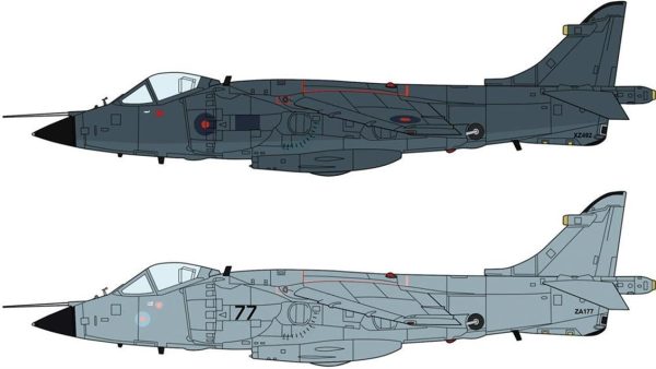 Sea Harrier FRS Mk.1 (Falklands Part 2) (Two kits in the box)