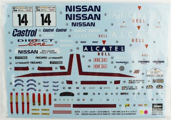 Hasegawa 20676 Nissan Pulsar GTI-R - Görsel 4